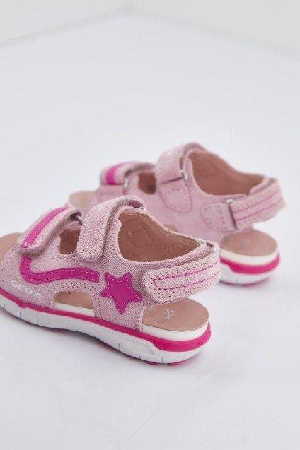 GEOX B SANDAL DELHI GIRL en color ROSA (2)