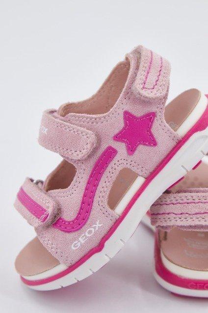 GEOX B SANDAL DELHI GIRL en color ROSA (4)