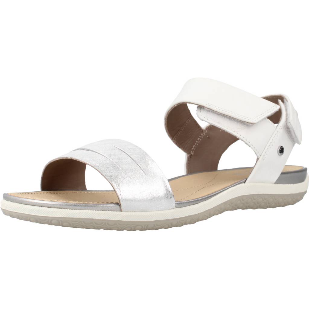 GEOX D SANDAL VEGA en color BLANCO (1)