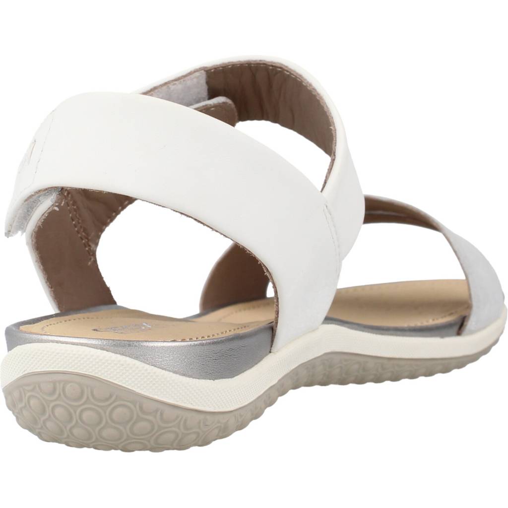 GEOX D SANDAL VEGA en color BLANCO (3)