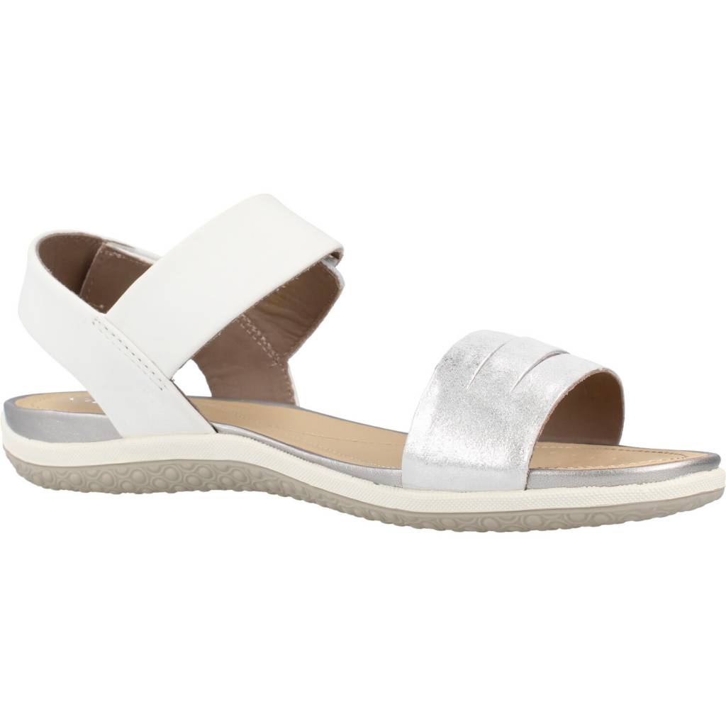 GEOX D SANDAL VEGA en color BLANCO (5)