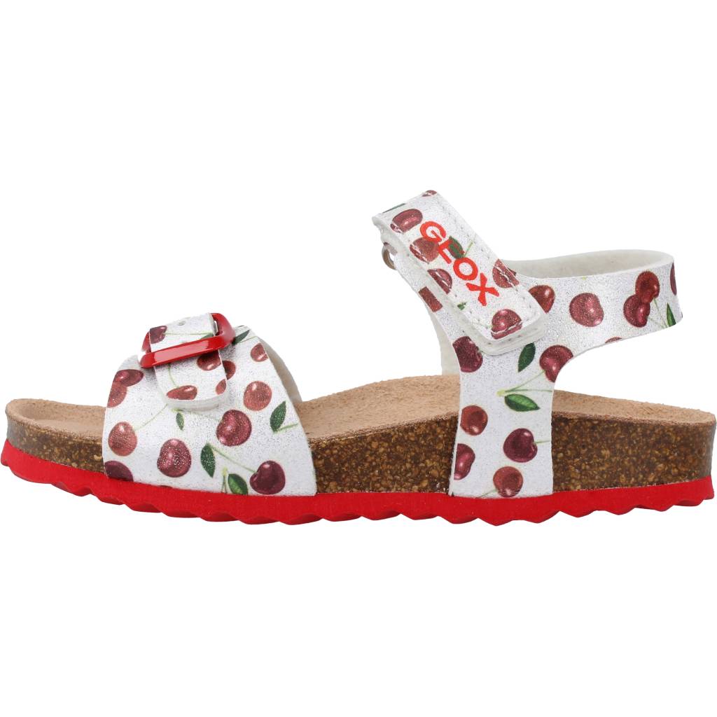 GEOX B SANDAL CHALKI GIRL en color PLATA (2)