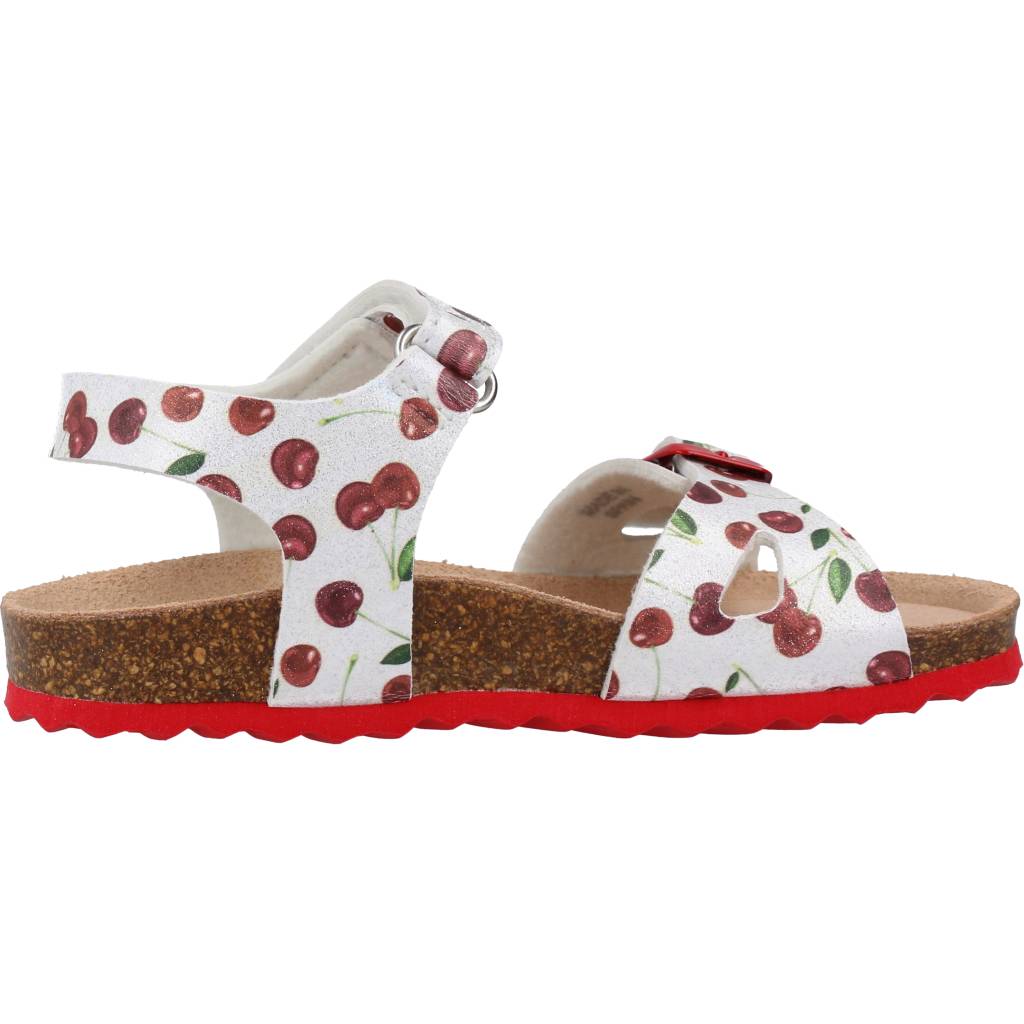 GEOX B SANDAL CHALKI GIRL en color PLATA (4)
