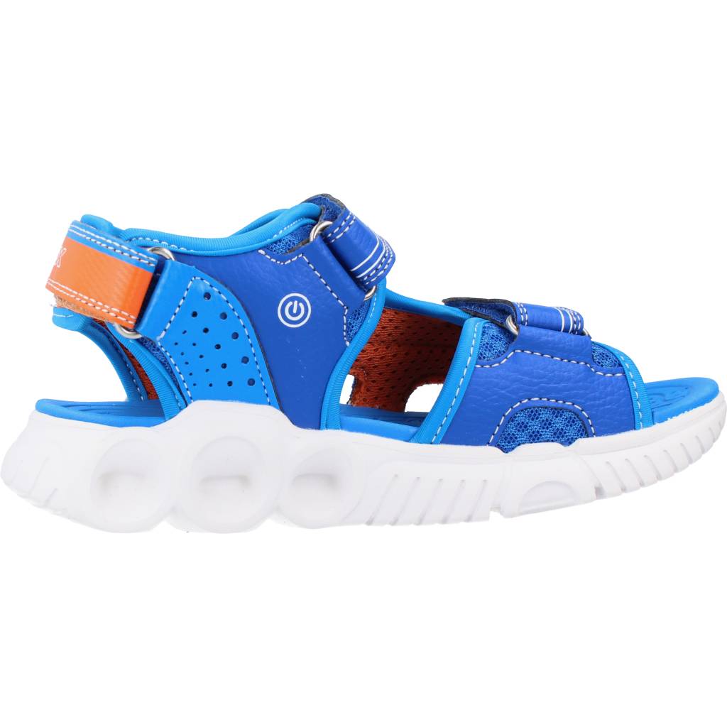 GEOX J SANDAL WROOM BOY en color AZUL (4)