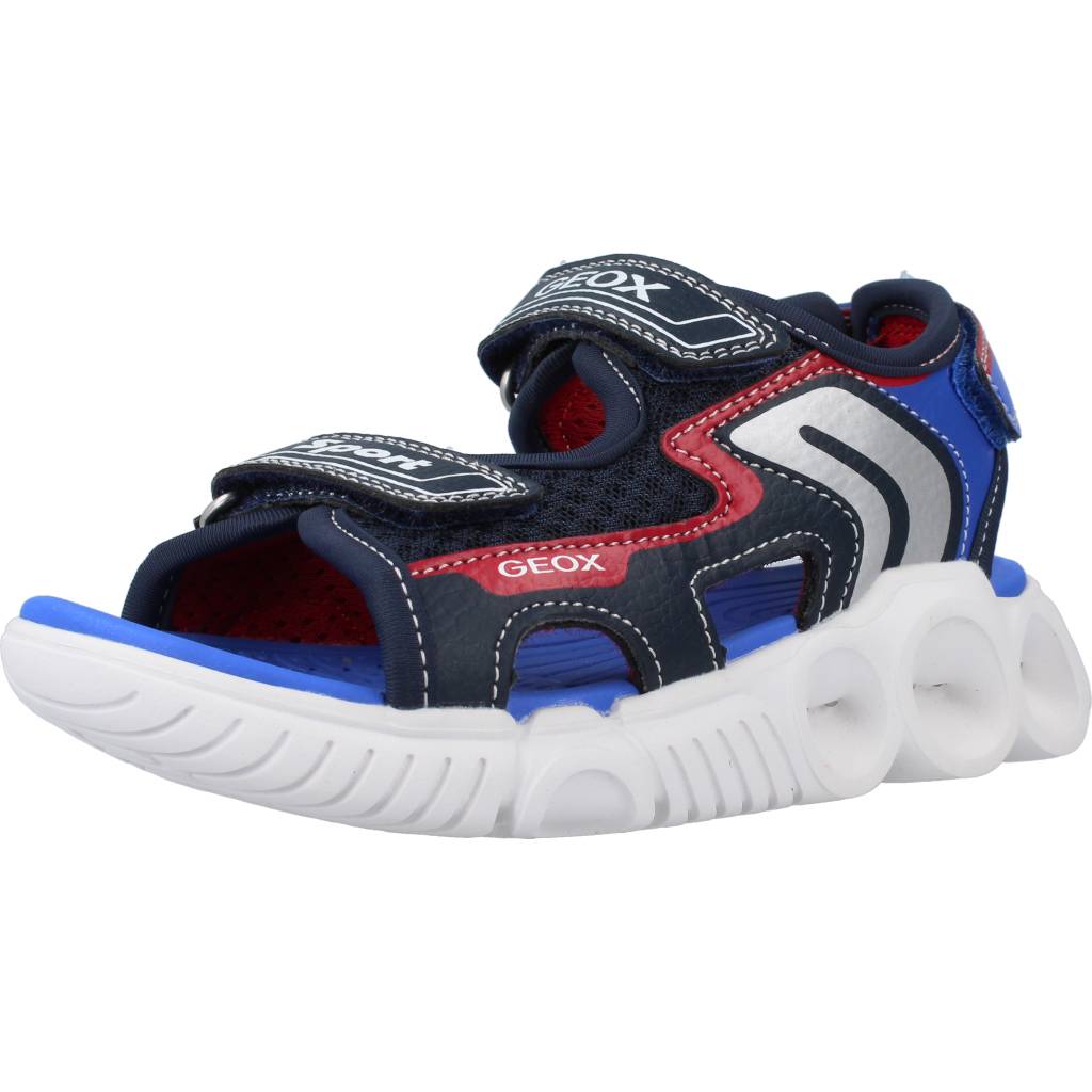 GEOX J SANDAL WROOM BOY en color AZUL (1)