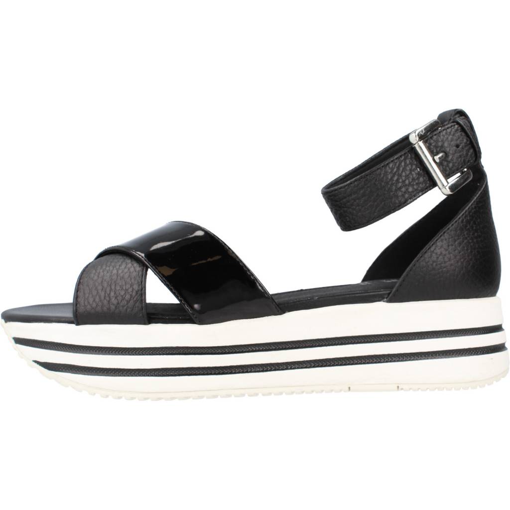 GEOX D SANDAL KENCY en color NEGRO (2)