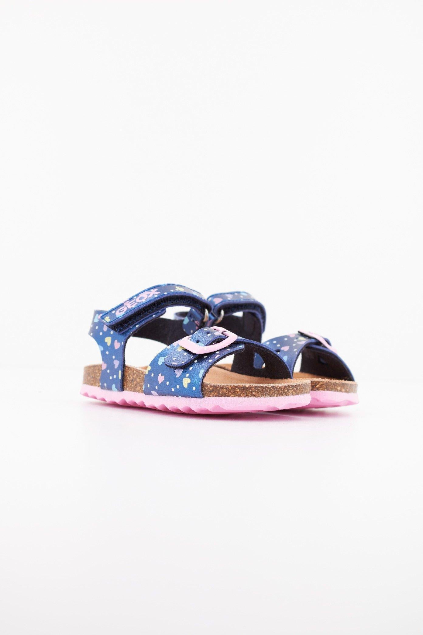 GEOX B SANDAL CHALKI GIRL en color AZUL (2)