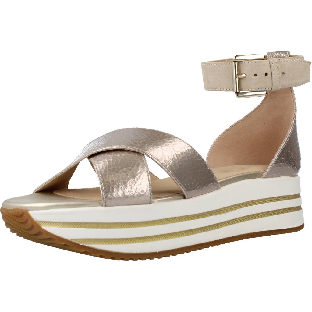 GEOX D SANDAL KENCY en color PLATA (1)