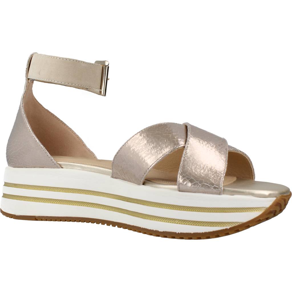 GEOX D SANDAL KENCY en color PLATA (5)