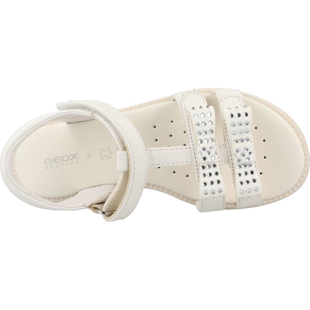 GEOX J SANDAL KARLY GIRL en color BLANCO (7)