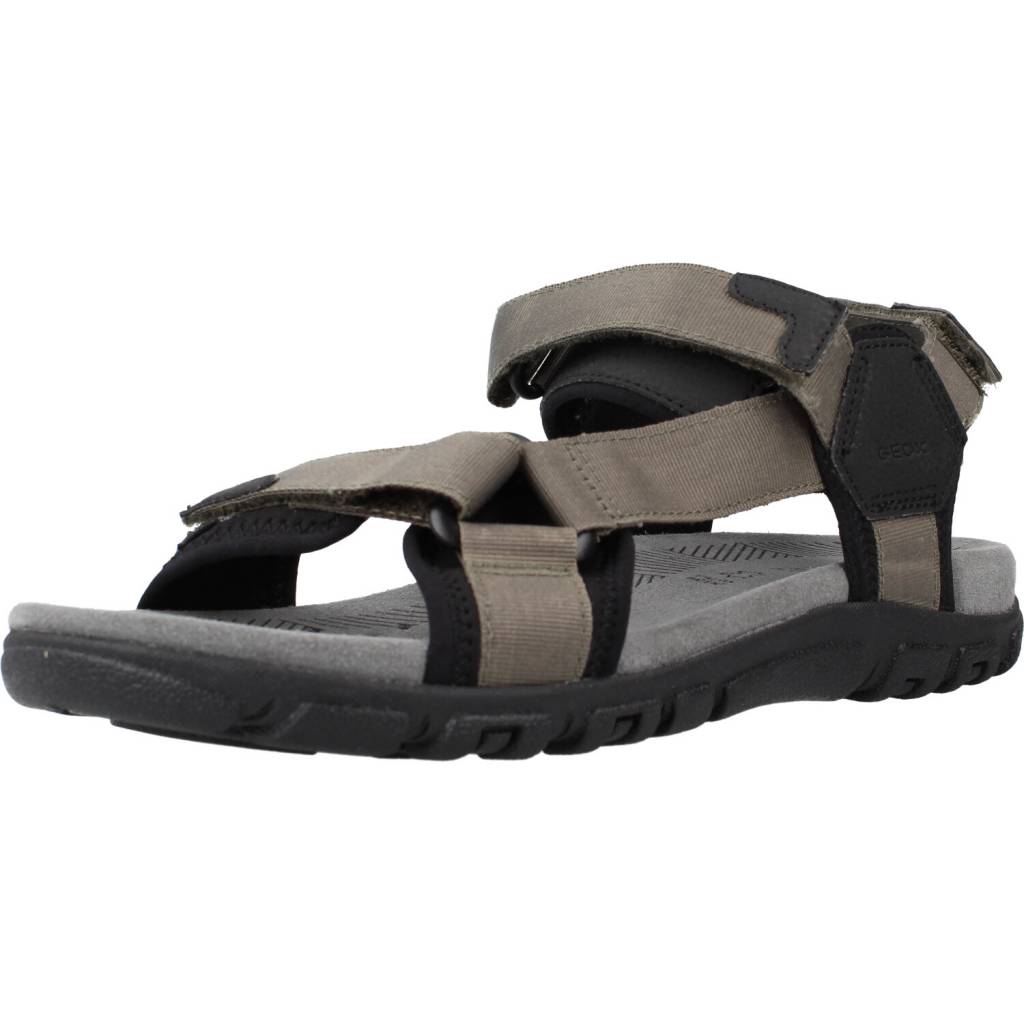 GEOX UOMO SANDAL STRADA A en color GRIS (1)