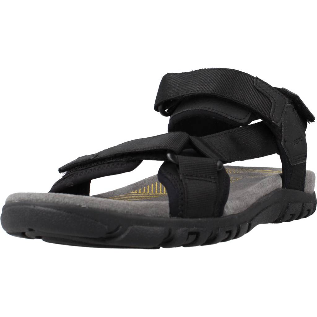 GEOX UOMO SANDAL STRADA A en color NEGRO (1)