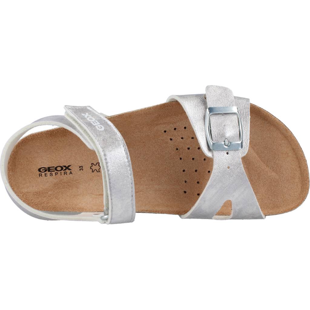 GEOX J ADRIEL GIRL C en color PLATA (7)
