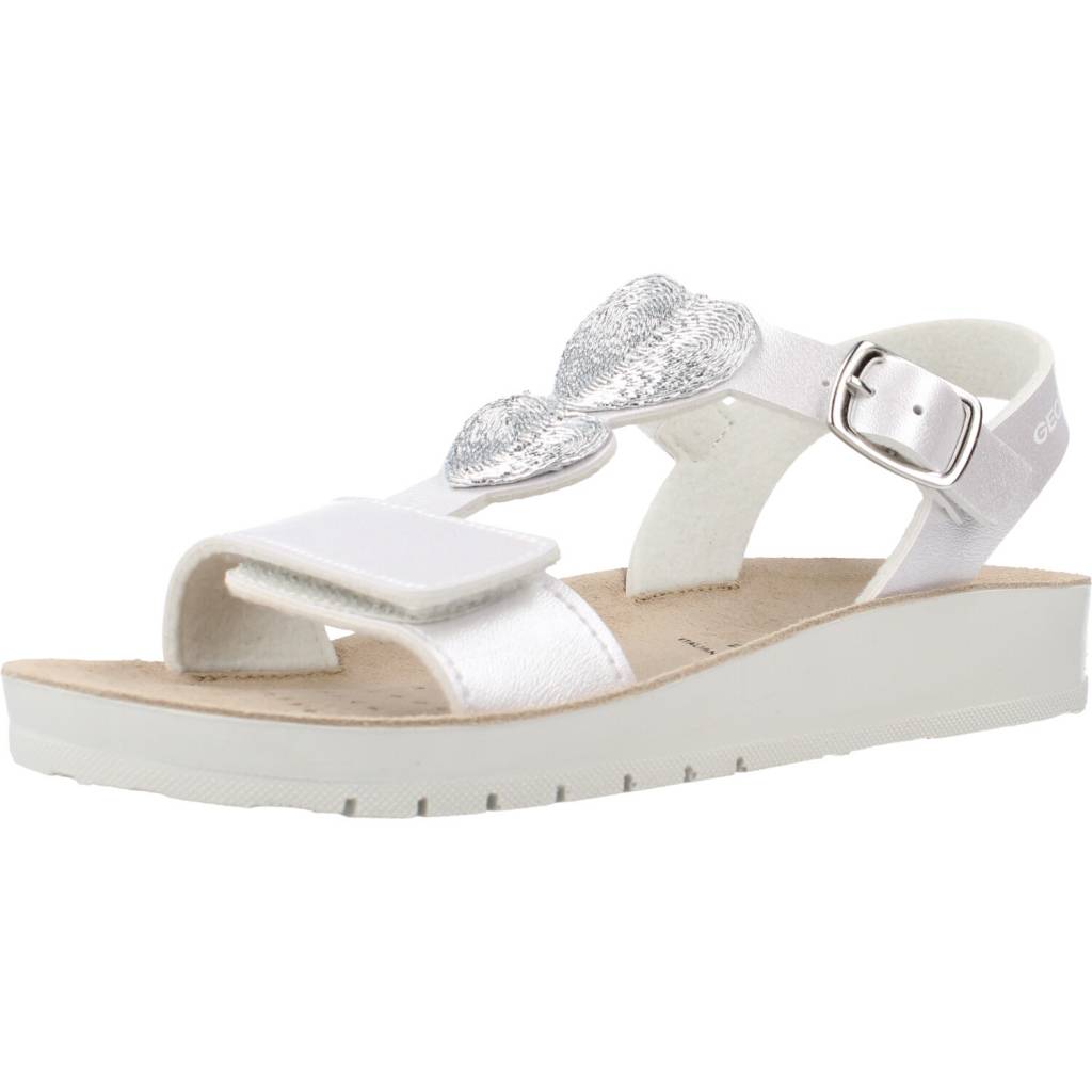 GEOX J SANDAL COSTAREI GI en color PLATA (1)