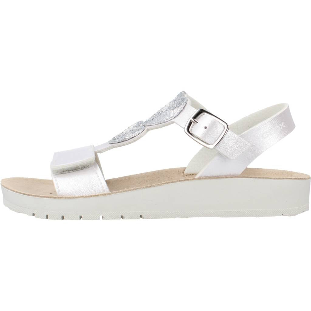 GEOX J SANDAL COSTAREI GI en color PLATA (2)