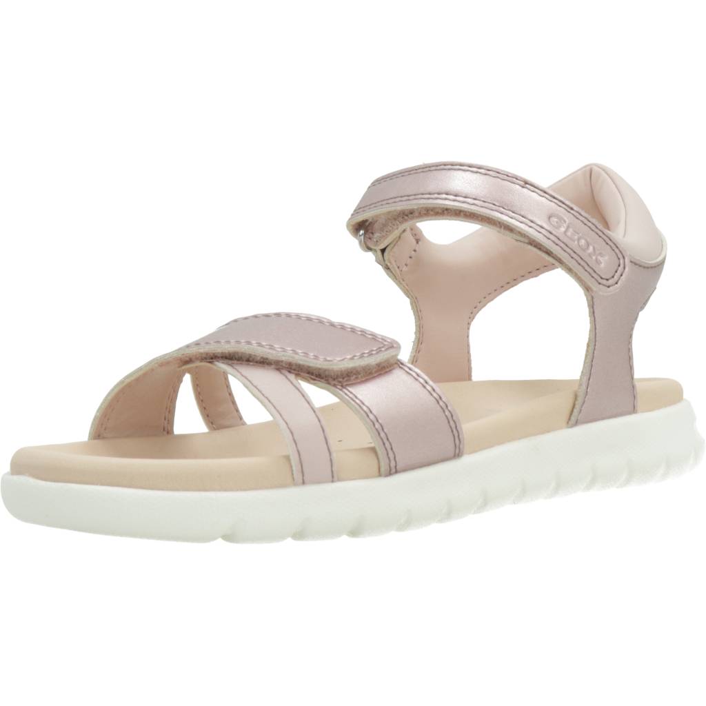 GEOX SANDAL SOLEIMA GIR en color ROSA (1)