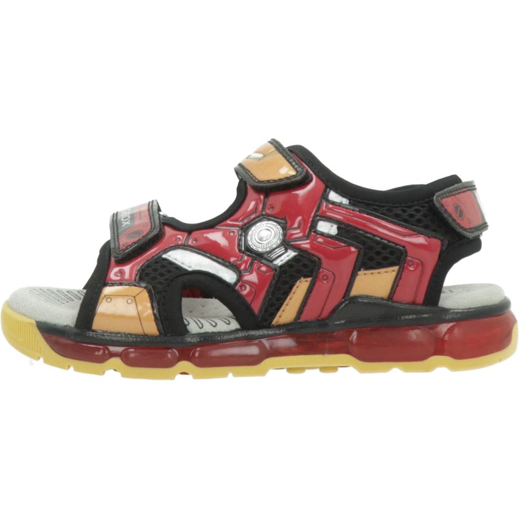 GEOX J SANDAL ANDROID BOY en color ROJO (2)