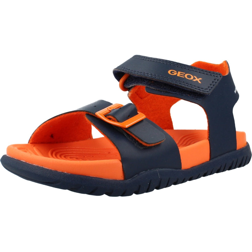 GEOX J SANDAL FUSBETTO BO en color AZUL (1)