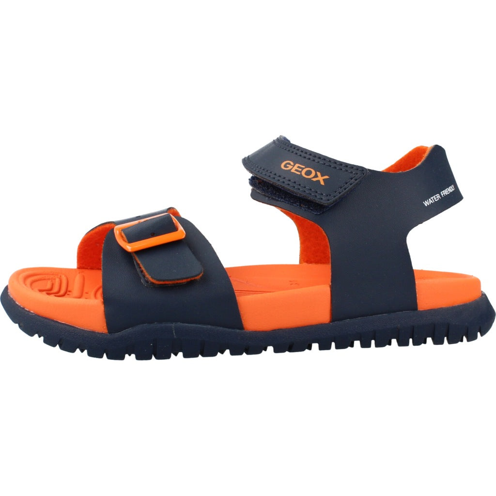GEOX J SANDAL FUSBETTO BO en color AZUL (2)