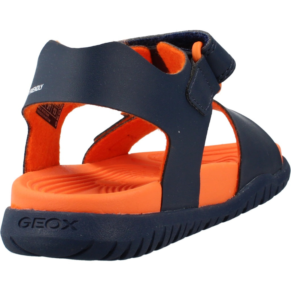 GEOX J SANDAL FUSBETTO BO en color AZUL (3)