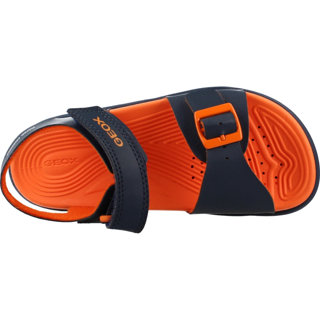 GEOX J SANDAL FUSBETTO BO en color AZUL (7)