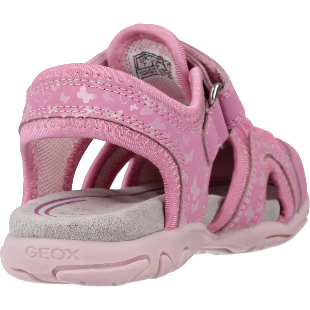 GEOX B SANDAL FLAFFEE GIR en color ROSA (3)