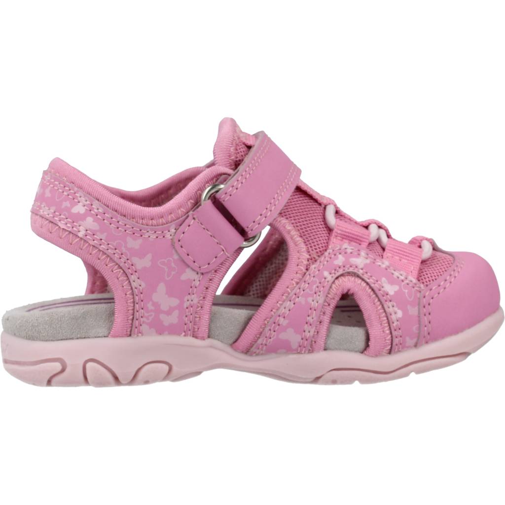 GEOX B SANDAL FLAFFEE GIR en color ROSA (4)