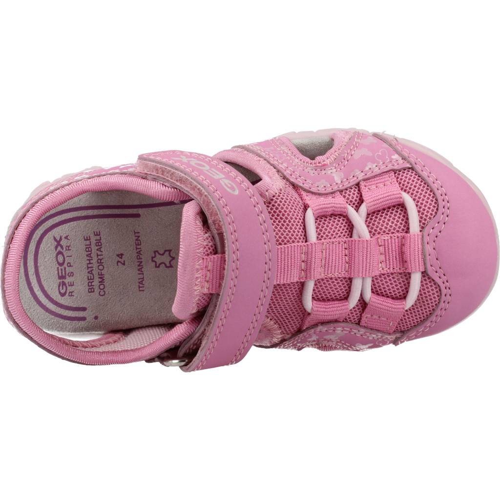 GEOX B SANDAL FLAFFEE GIR en color ROSA (7)