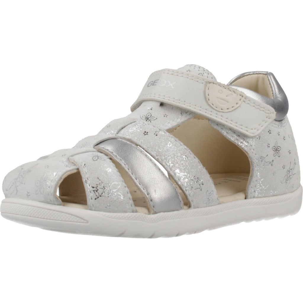 GEOX B SANDAL MACCHIA GIR en color PLATA (1)