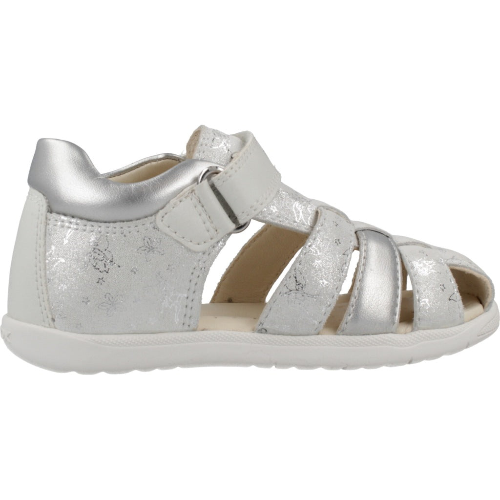 GEOX B SANDAL MACCHIA GIR en color PLATA (4)