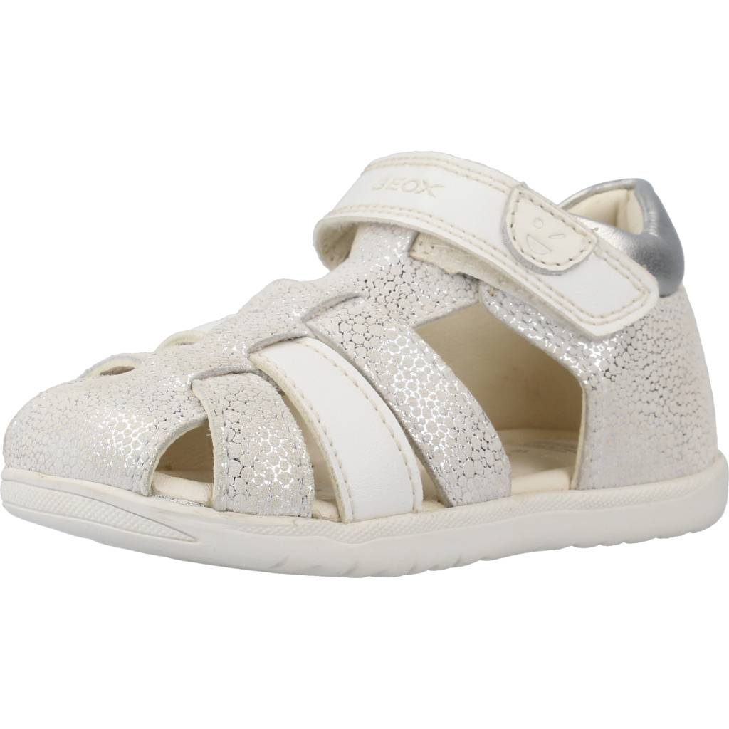 GEOX B SANDAL MACCHIA GIR en color BLANCO (1)