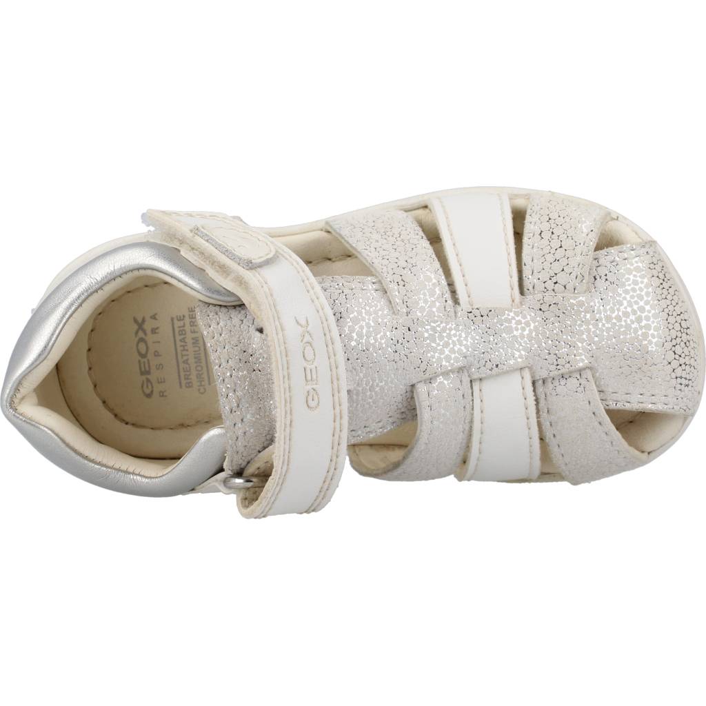 GEOX B SANDAL MACCHIA GIR en color BLANCO (7)