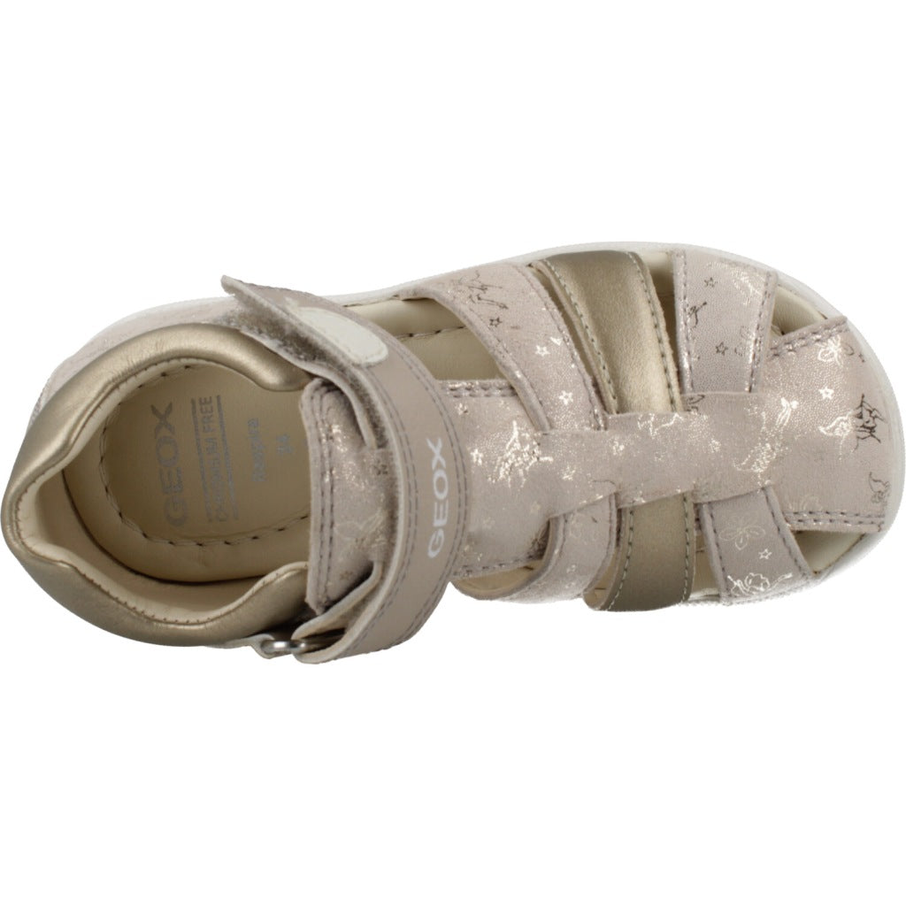GEOX B SANDAL MACCHIA GIR en color ORO (7)