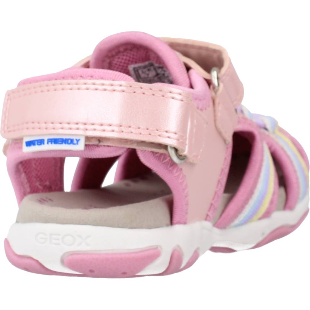 GEOX B SANDAL FLAFFEE GIR en color ROSA (3)