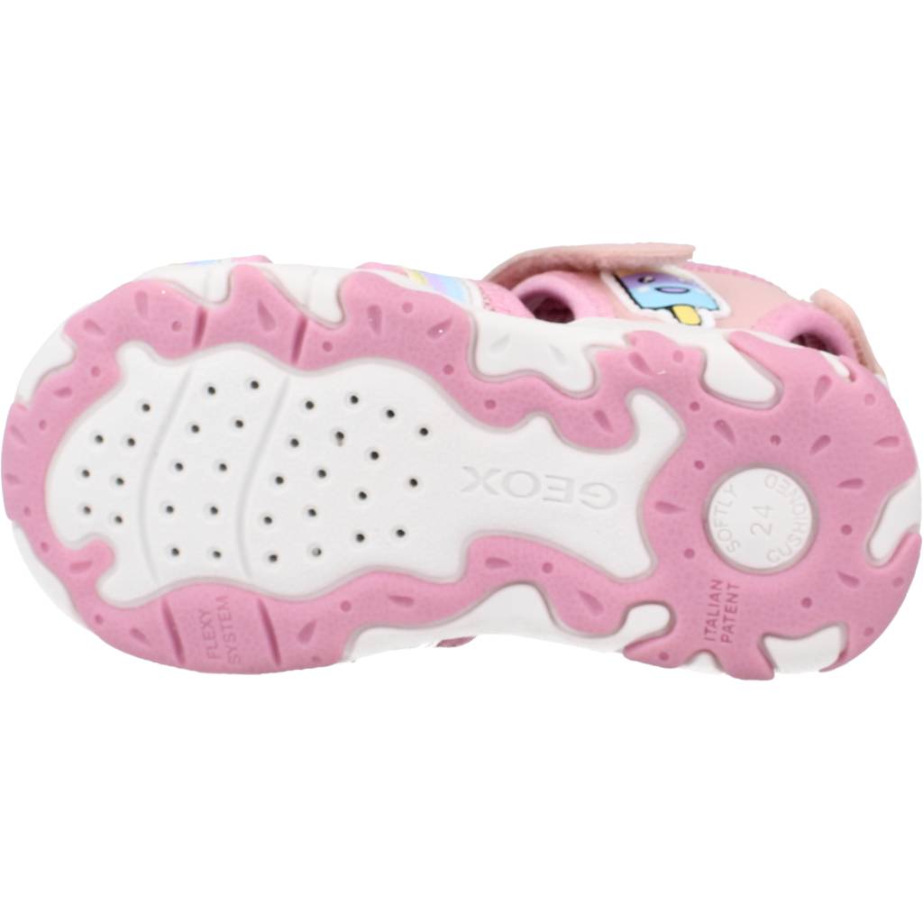 GEOX B SANDAL FLAFFEE GIR en color ROSA (6)