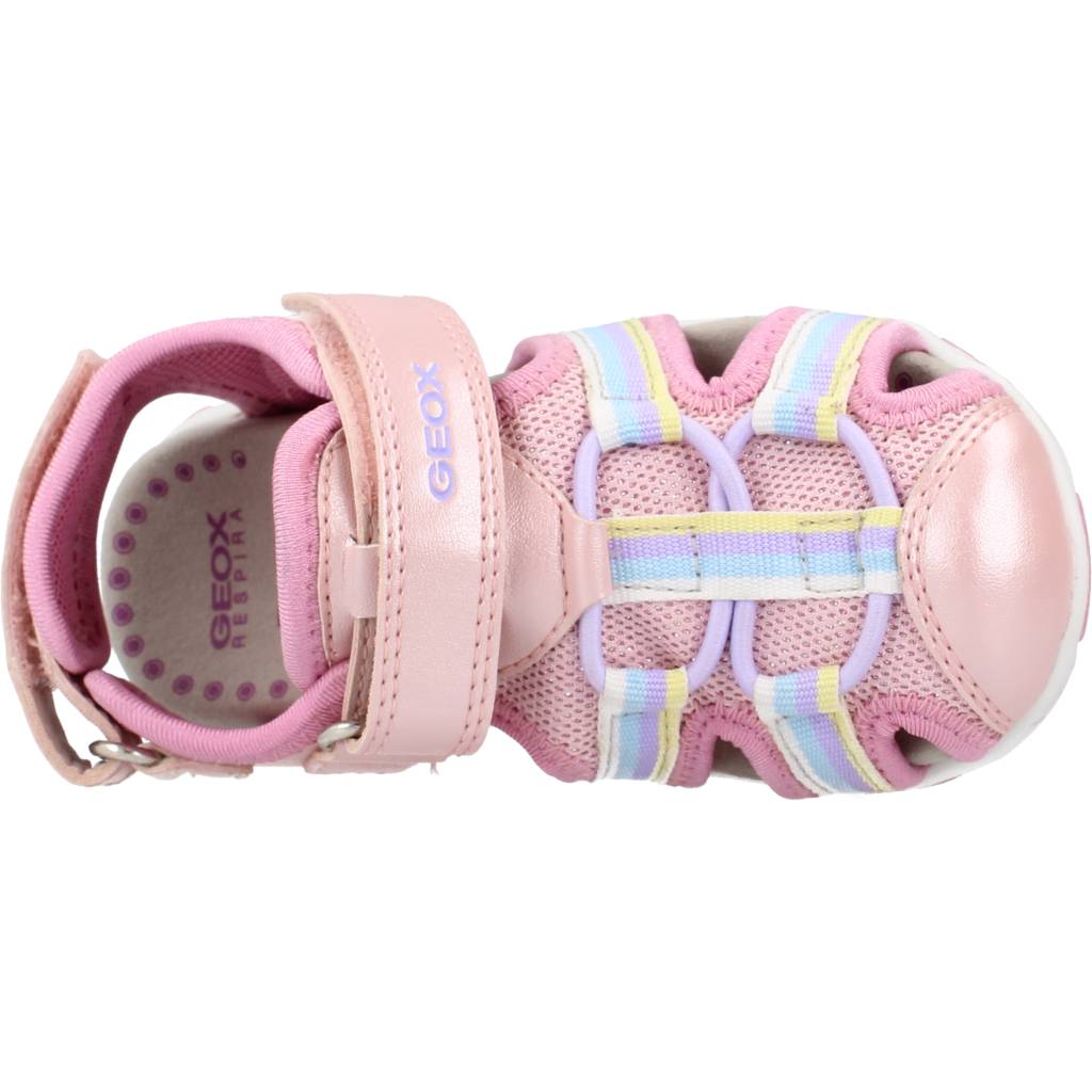 GEOX B SANDAL FLAFFEE GIR en color ROSA (7)