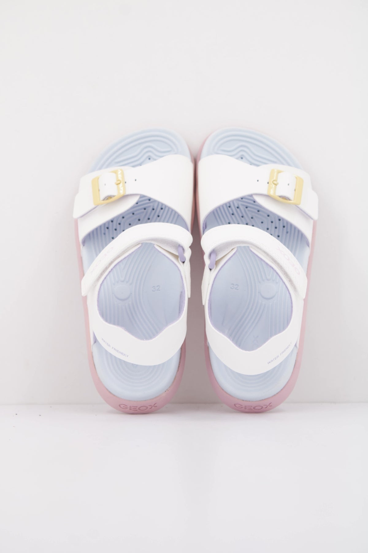 GEOX J SANDAL FUSBETTO GI en color BLANCO (3)