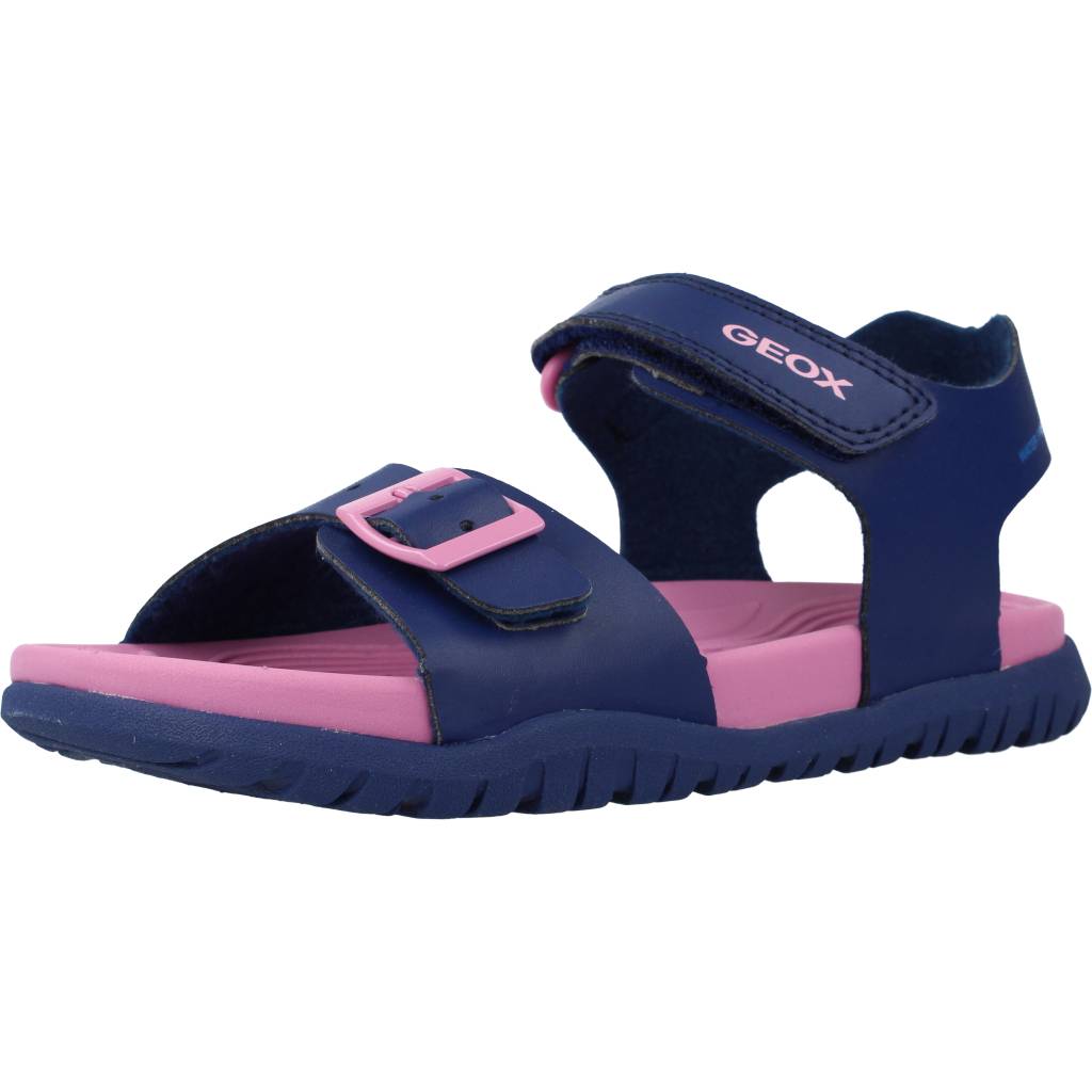 GEOX J SANDAL FUSBETTO GI en color AZUL (1)