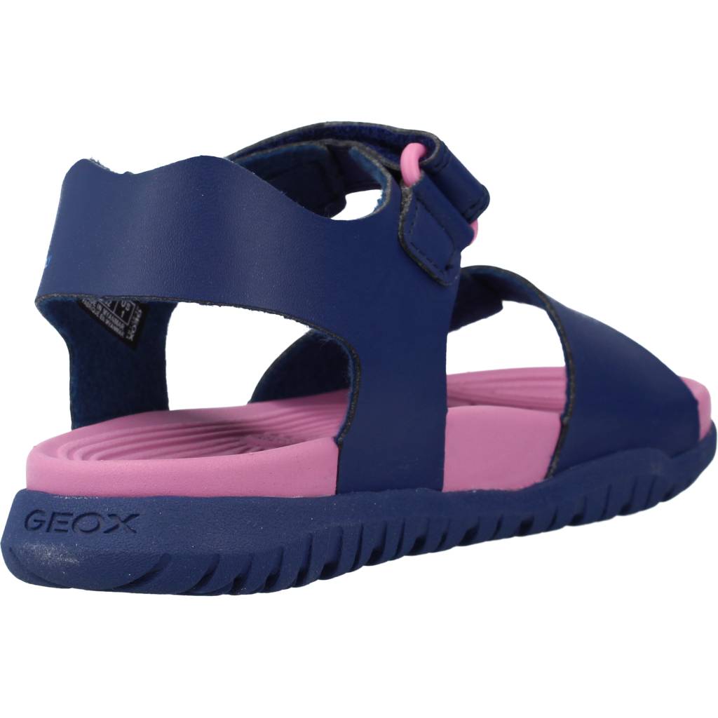 GEOX J SANDAL FUSBETTO GI en color AZUL (3)
