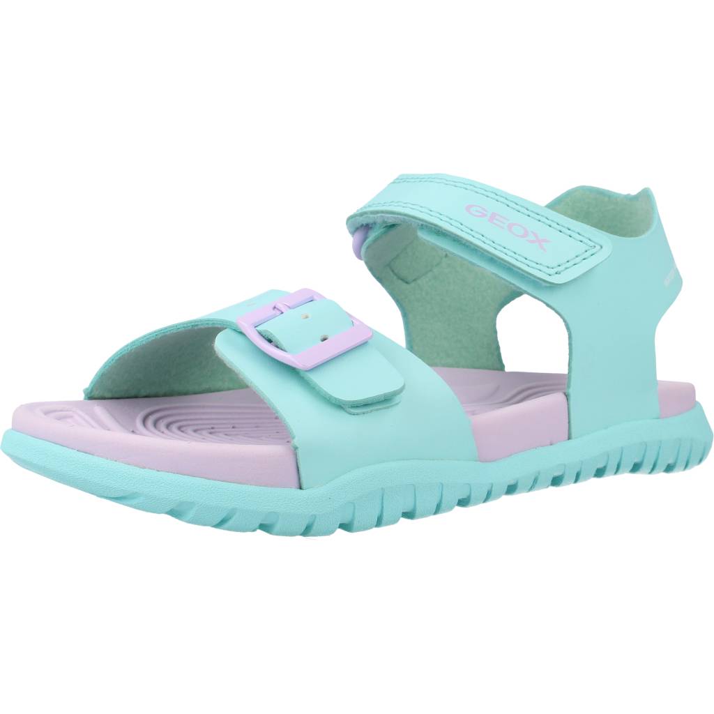 GEOX J SANDAL FUSBETTO GI en color VERDE (1)