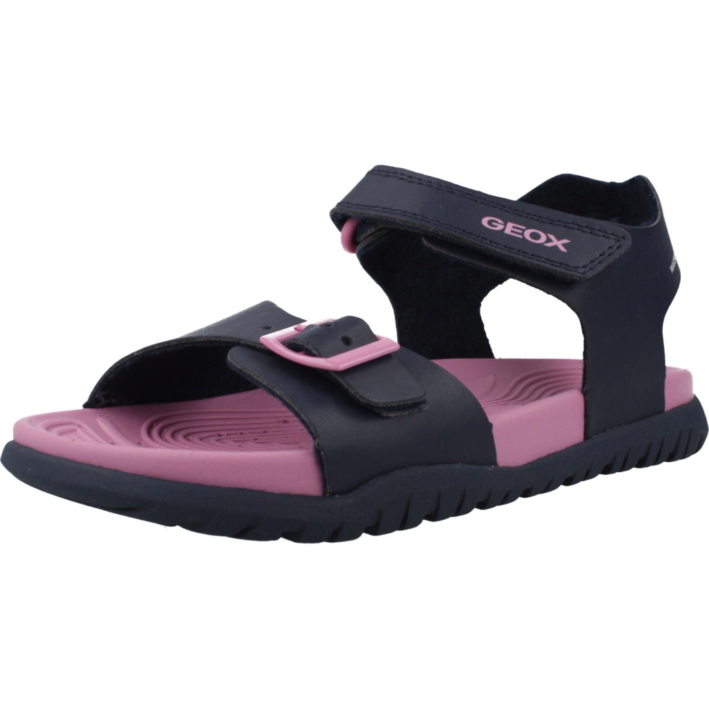 GEOX J SANDAL FUSBETTO GI en color AZUL (1)