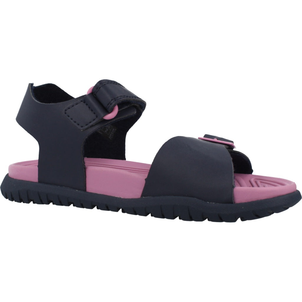 GEOX J SANDAL FUSBETTO GI en color AZUL (5)