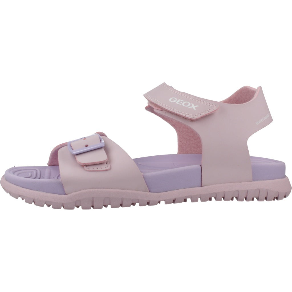 GEOX J SANDAL FUSBETTO GI en color ROSA (2)