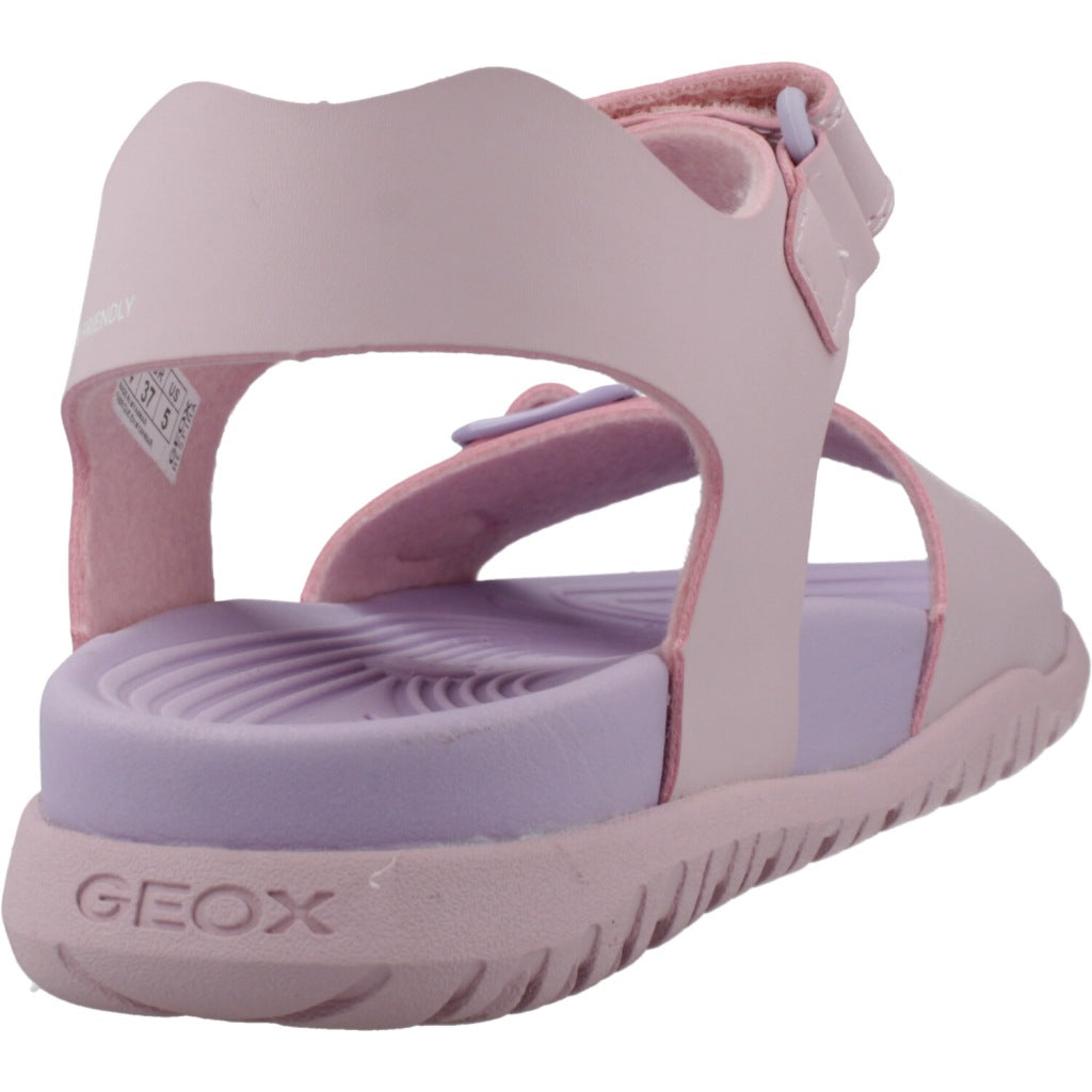 GEOX J SANDAL FUSBETTO GI en color ROSA (3)
