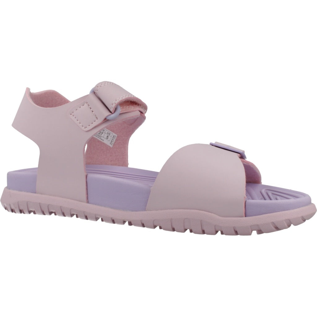 GEOX J SANDAL FUSBETTO GI en color ROSA (5)
