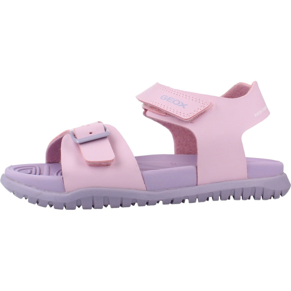 GEOX J SANDAL FUSBETTO GI en color ROSA (2)