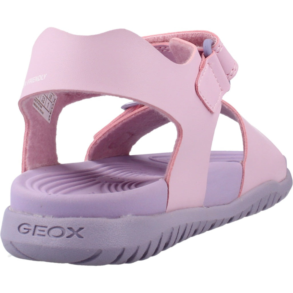 GEOX J SANDAL FUSBETTO GI en color ROSA (3)
