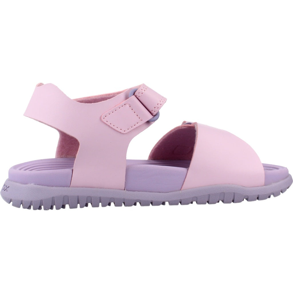 GEOX J SANDAL FUSBETTO GI en color ROSA (4)