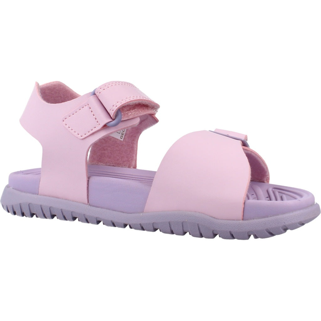 GEOX J SANDAL FUSBETTO GI en color ROSA (5)