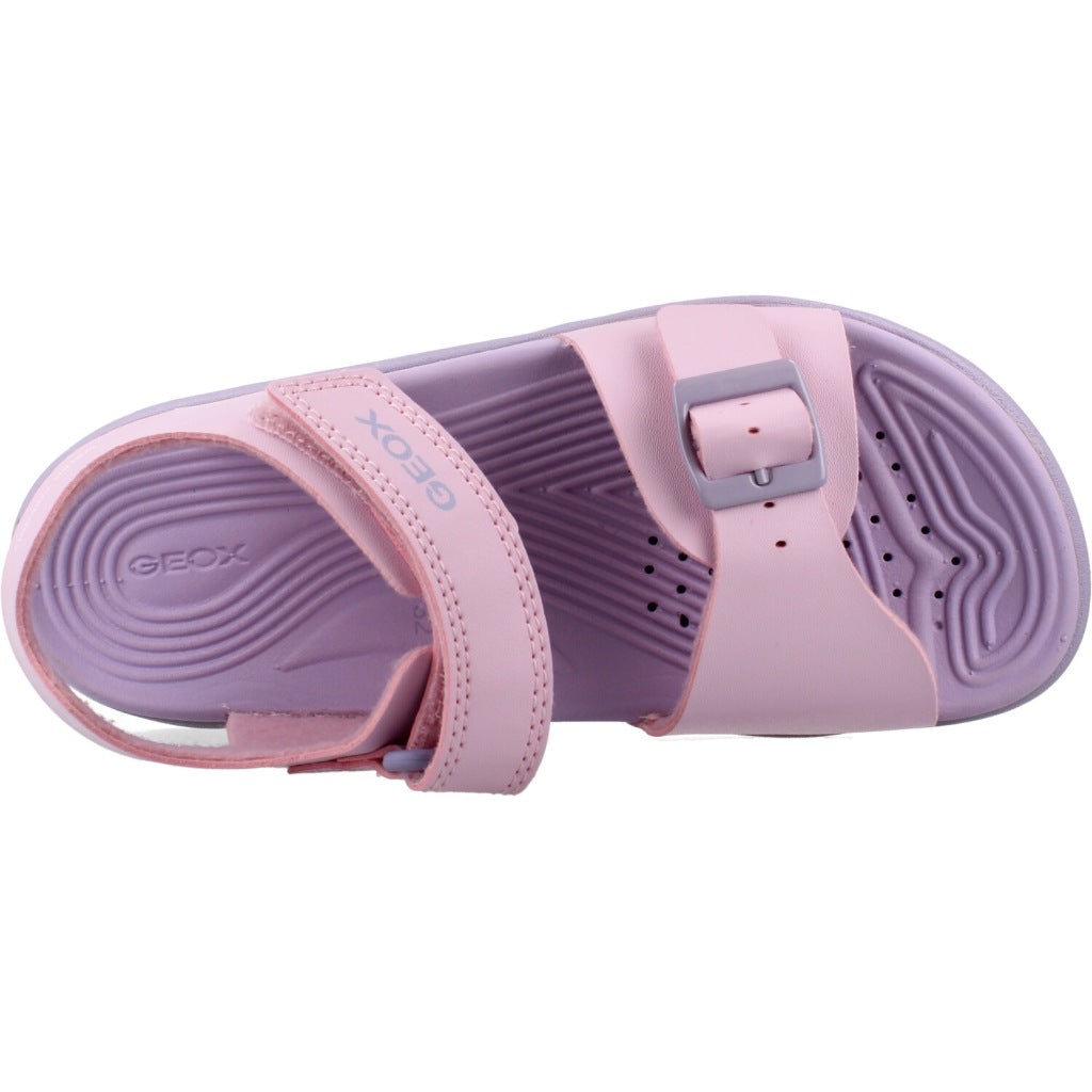 GEOX J SANDAL FUSBETTO GI en color ROSA (7)